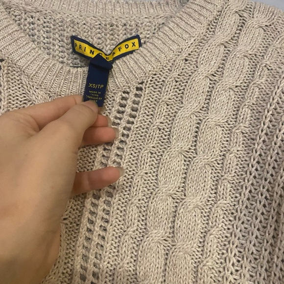 Prince fox off white sweater size small - Picture 2 of 2
